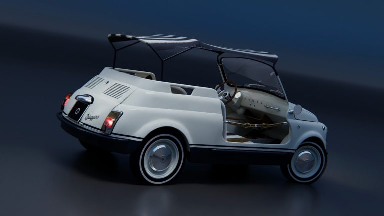 Fiat 500 Spiaggina: Το απόλυτο ηλεκτρικό yacht toy