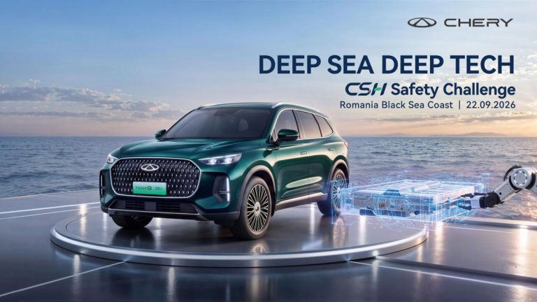 Chery Tiggo 9 CSH: Βουτιά 24 ωρών της μπαταρίας σε θαλασσινό νερό