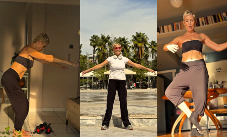Κωνσταντίνα Μιχαήλ: Αυτή είναι η fitness ρουτίνα στα 59 της έτη