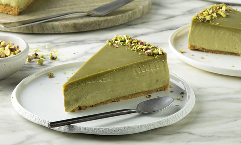 Cheesecake φιστίκι Αιγίνης: Οδηγός χωρίς ψήσιμο Cheesecake φιστίκι Αιγίνης: Οδηγός χωρίς ψήσιμο
