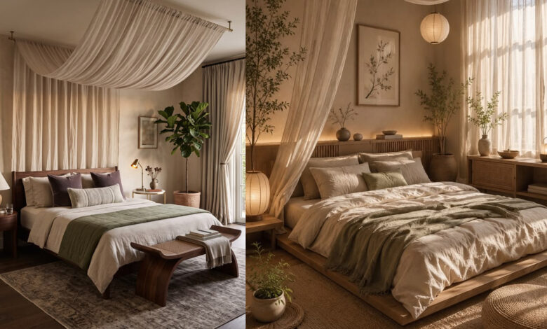 Cocoon bedroom: Οδηγός διακόσμησης για ζεστό υπνοδωμάτιο Cocoon bedroom: Οδηγός διακόσμησης για ζεστό υπνοδωμάτιο