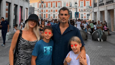 Στέλιος Χανταμπάκης: Οικογενειακή βόλτα στη Μαδρίτη με τα παιδιά