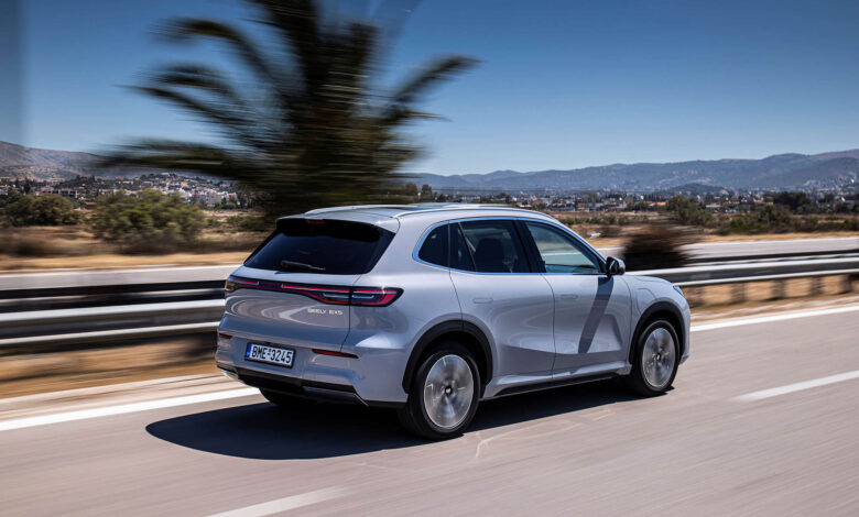 Geely E5: Νέες εκδόσεις με 68 kWh και 475 km αυτονομία