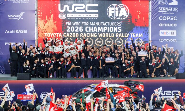 Η Toyota γράφει ιστορία στο WRC – 10ος παγκόσμιος τίτλος και νίκη Solberg στη Χιλή