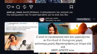 Δανάη Μπάρκα: Ξέσπασμα για ανυπόστατα δημοσιεύματα