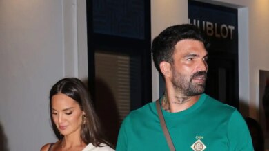 Ρία Ελληνίδου και Δημήτρης Αλεξάνδρου σε βίντεο μέσα σε ασανσέρ: Τα δύο κομμάτια που του τραγούδησε