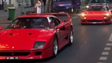 Ούτε μία ούτε δύο: Οκτώ Ferrari F40 μαζί στο Παρίσι [video]