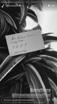 Δήμος Αναστασιάδης – Τζένη Θεωνά: Βάφτισαν τους δύο γιους τους με νονό τον Αντίνοο Αλμπάνη Δήμος Αναστασιάδης – Τζένη Θεωνά: Βάφτισαν τους δύο γιους τους με νονό τον Αντίνοο Αλμπάνη
