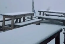 Σεπτέμβριος με χιόνια: Ασπρισαν Ολυμπος και Καϊμάκτσαλαν