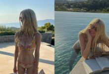 Claudia Schiffer: Ποζάρει με μπικίνι στα 56 της και δείχνει την εντυπωσιακή σιλουέτα της