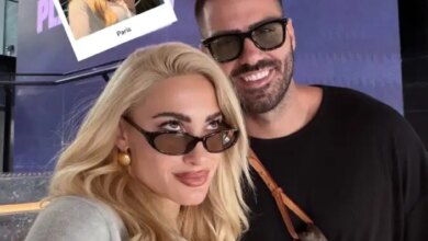 Ιωάννα Τούνη: Το κολάζ με τις φωτογραφίες που δημοσίευσε με τον Δημήτρη Σπυριδωνίδη από το ταξίδι τους στο Παρίσι
