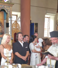 Πάολα: Έγινε νονά μαζί με τον πρώην σύζυγό της, Φώτη Ζογλοπίτη στη Χαλκιδική