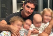 Ο Χριστόφορος Παπακαλιάτης βάφτισε τα δίδυμα ανίψια του