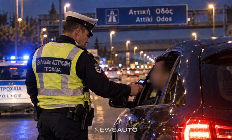 Συνέλαβαν 39 οδηγούς και 853 οχήματα ακινητοποιήθηκαν