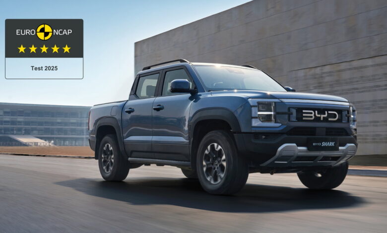 Το νέο pick-up BYD Shark πήρε 5 αστέρια στο Euro NCAP