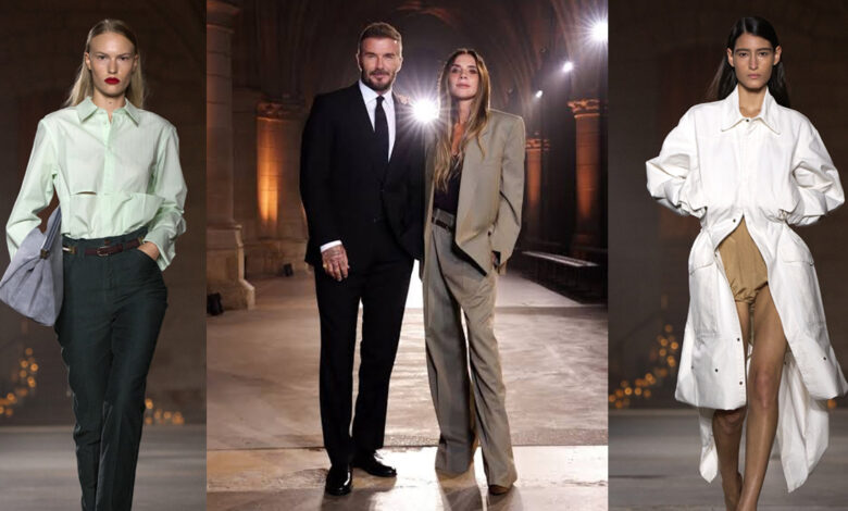 Victoria Beckham SS27: Η sporty συλλογή στο Παρίσι – Στο front row ο David Beckham