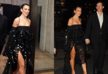 Dua Lipa: Η εντυπωσιακή εμφάνιση με Ferragamo στο πλευρό του Callum Turner στη Met της Νέας Υόρκης