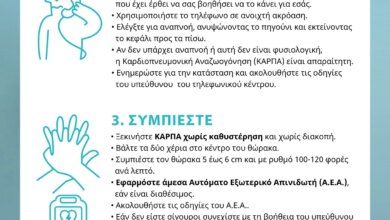 EKAB: Εκπαιδευτικές δράσειςσε όλη τη χώρα για την Παγκόσμια Ημέρα Επανεκκίνησης Καρδιάς