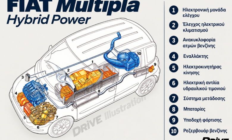 FIAT Multipla Hybrid Power: Είχε πρίζα και 80 km αυτονομία το 2000! FIAT Multipla Hybrid Power: Είχε πρίζα και 80 km αυτονομία το 2000!