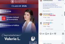 Περήφανοι γονείς η Ελένη Μενεγάκη και ο Γιάννης Λάτσιος: Η κόρη τους Βαλέρια έγινε δεκτή στο London School of Economics