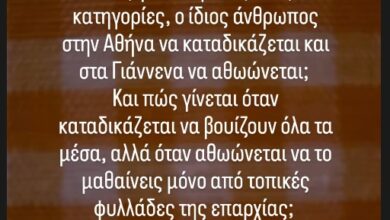 Πάνος Μουζουράκης: Η αιχμηρή ανάρτηση για την αθώωση του πατέρα Αντωνίου